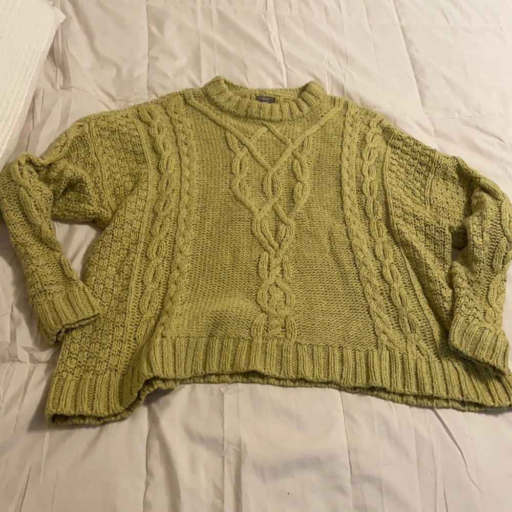 AERIE chunky and slouchy knit sweater